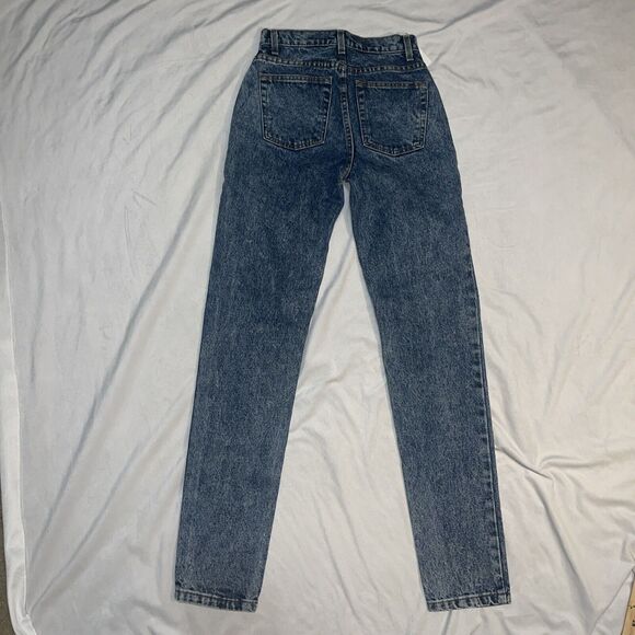 Womens American Apparel The High Waisted Jean Acid Wash Cotton Sz 25 NWOT - Picture 5 of 7